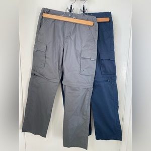 1 pair of Mountain Warehouse convertible hiking pants (size 9-10 unisex)